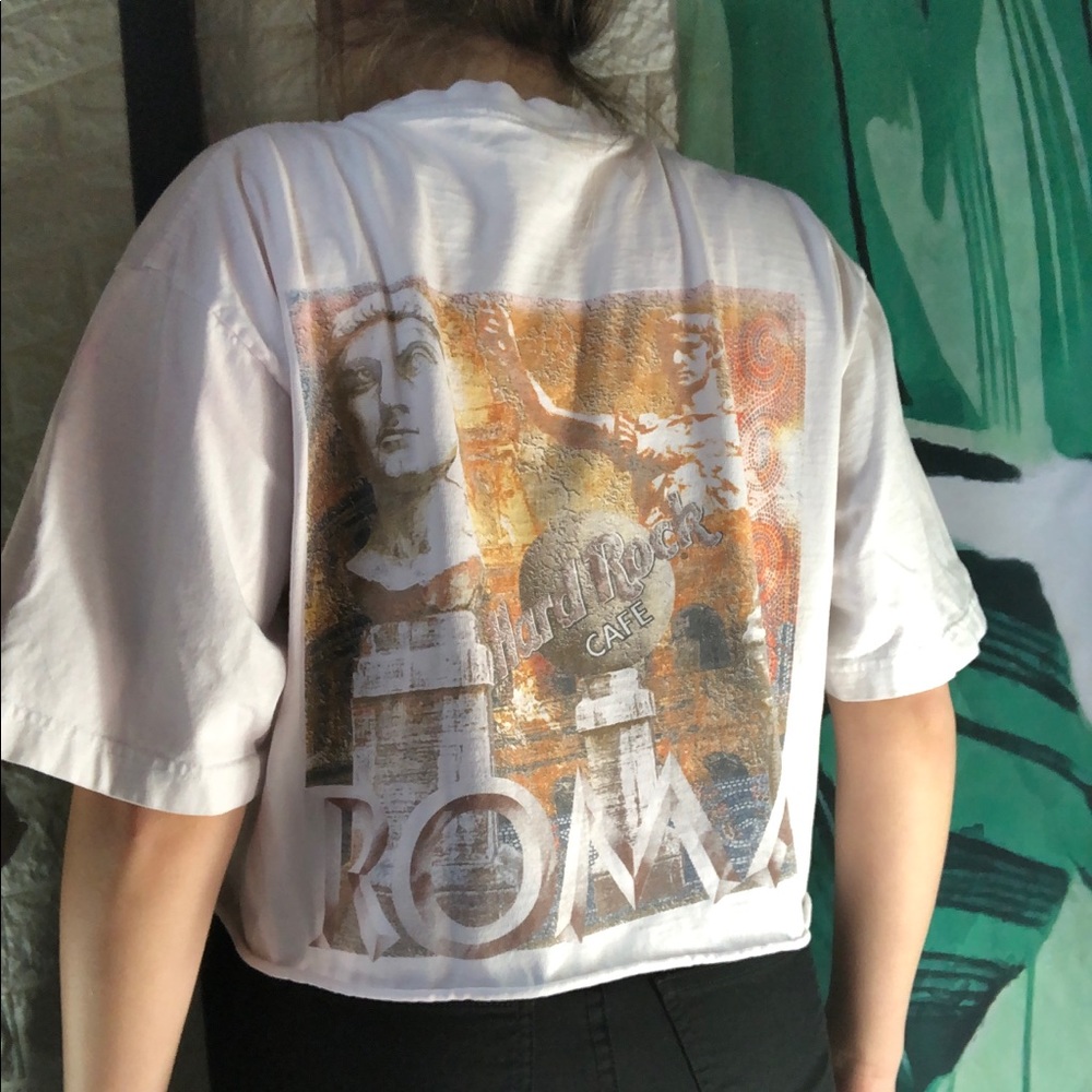 Cropped Hard Rock Rome tee - Picture 6 of 6